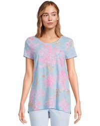 Lilly Pulitzer - Etta Scoop Neck Clothing, Cotton - Lyst