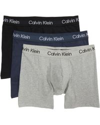 Calvin Klein - Khakis Cotton Stretch Boxer Brief 3-pack - Lyst