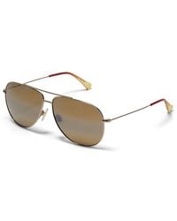 Maui Jim - Hauoli Xl (Shiny W/ &Amp; ) Fashion Sunglasses - Lyst