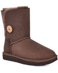 chocolate bailey button ugg boots