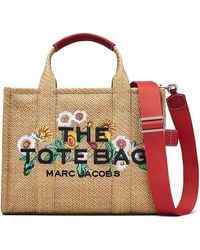 Marc Jacobs - The Daisy Woven Medium Tote Bag Tote Handbags, Cotton - Lyst