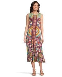 Johnny Was - The Janie Favorite Knit Tank Top Dress Dress, Rayon/Spandex - Lyst