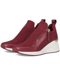 MICHAEL Michael Kors - Willis Wedge Trainer Shoes, Leather/Textile - Lyst