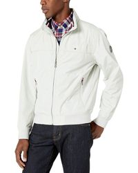 Tommy Hilfiger Mens Performance Faux Memory Bomber Jacket