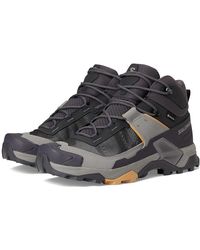 Salomon - X Ultra 5 Mid Gtx(R) Running Shoes Nine Iron/Gull/Soft Clay 10.5 B - Lyst