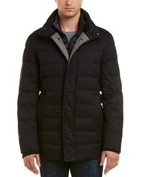 cole haan quilted faux sherpa lined jacket
