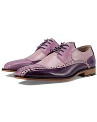 Stacy Adams - Plaza Cap Toe Oxford Lace Up Wing Tip Shoes, Leather - Lyst