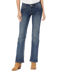 Wrangler - Essential Mid-rise Bootcut Jeans - Lyst