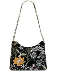 Guess - Zalina Top Zip Shoulder Bag Handbags, Polyester/Velvet - Lyst