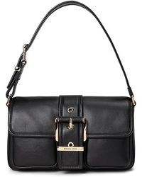 MICHAEL Michael Kors - Colby Medium Shoulder Handbags, Leather/Polyester - Lyst