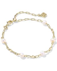 Kendra Scott - Ashton Delicate Chain Bracelet Bracelet, Brass - Lyst
