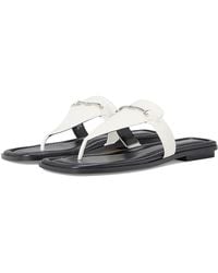 MICHAEL Michael Kors - Lena Thong Flat Sandal - Lyst