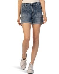Kut From The Kloth - Jane High-rise Shorts Roll-up W/ Pork Chop Pockets - Lyst
