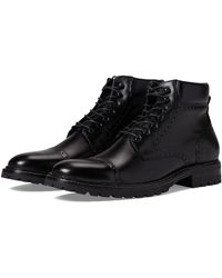 johnston and murphy warner cap toe boot