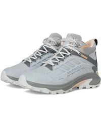 Merrell - Moab Speed 2 Leather Mid Waterproof Climbing Shoes - Lyst