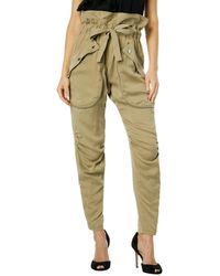 Faith Connexion Washed Cargo Pants - Green