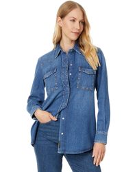 7 For All Mankind - Emilia Shirt With Studs - Lyst