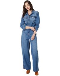 Madewell - Denim Wide-leg Coverall Jumpsuit In Byrne Wash - Lyst
