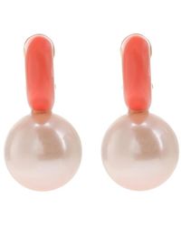 Kate Spade - Bright Spots Drop Huggies Earring, Brass - Lyst
