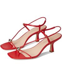 Loeffler Randall - Triana Strappy Mid-Heel Sandals With Ball Wedge Shoes 5.5 B - Lyst