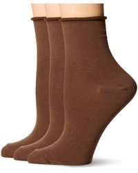 HUE Womens Relaxed Top Socks 
