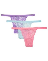Cosabella - Never Say Never G-String 3-Pack Skimpie Underwear, Cotton/Elastane/Polyamide - Lyst