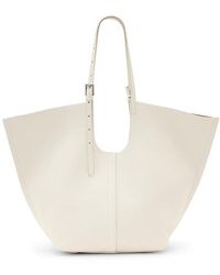 AllSaints - Ara East/West Tote Handbags, Leather - Lyst