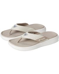 Columbia - Boatside Flip Lea Pfg Sandals Crushed Clay/Dark Stone 12 B - Lyst