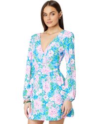 Lilly Pulitzer - Riza Long-sleeved Romper - Lyst