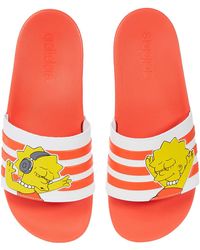 adidas adilette comfort slides white