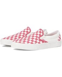 Vans - Classic Slip On Checkerboard Skate Shoes 4.5 - Lyst