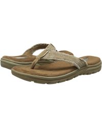 Skechers Sandals, slides and flip flops for Men | Online Sale up to 38% off  | Lyst