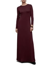 AllSaints - Katlyn Long Sleeve Maxi Dress - Lyst