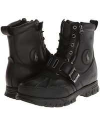 black polo boots mens