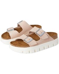 Birkenstock - Papillio By Arizona Chunky Platform Sandal Sandals, Suede - Lyst