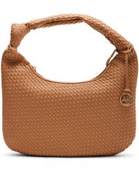 Anne Klein - Woven Hobo With Knot - Lyst