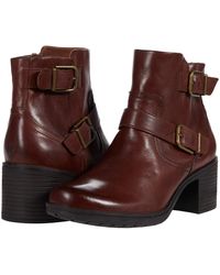 clarks women's hollis moon leather boots