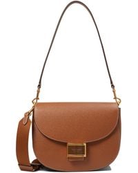 Kate Spade - Katy Textured Leather Convertible Saddle Bag - Lyst