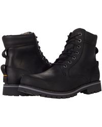 Timberland Earthkeepers Rugged 6 Waterproof Boots in Black for Men - Lyst