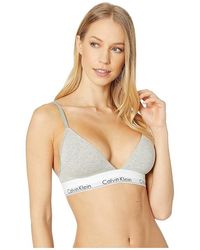 Calvin Klein - Modern Cotton Lightly Lined Triangle Bra Bra Xs 2) Modal/Elastane/Cotton - Lyst