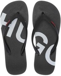 hugo boss mens flip flops