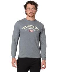 The North Face - Long Sleeves Varsity T-Shirts T Shirt, Cotton - Lyst
