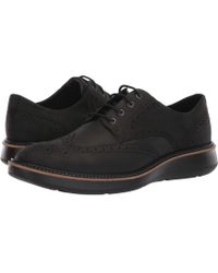 ecco lhasa brogue tie black