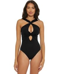 Becca - Color Code Gracelyn Twist High Neck One Piece - Lyst