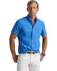 Polo Ralph Lauren - Classic Fit Garment-Dyed Oxford Shirt Long Sleeve Button Up, Cotton - Lyst
