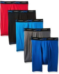hanes x temp boxer briefs long leg