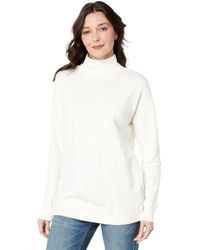 Mod-o-doc - French Terry Long Sleeve Turtleneck Tunic - Lyst