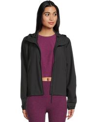 Beyond Yoga - Cross Country Packable Jacket Coat, Nylon - Lyst