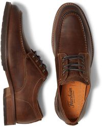 Florsheim Men's Forum Moc Toe Oxford Brown leather Shoes 14153-200 