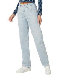 AG Jeans - Emrata X Ag Clove High-waisted Relaxed Vintage Straight In Tri-state - Lyst
